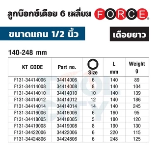 34424806ลูกบ๊อกซ์เดือย6PT1/2" L248มม NO6