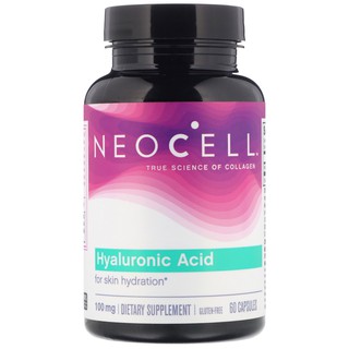 ⭐⭐⭐พร้อมส่ง ไฮยาลูโรนิก เอสิด Neocell Hyaluronic Acid , 60 Capsules