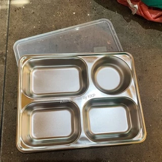 stainless.everything ถาดหลุม+พร้อมฝา สแตนเลส304 (งานหนา)
