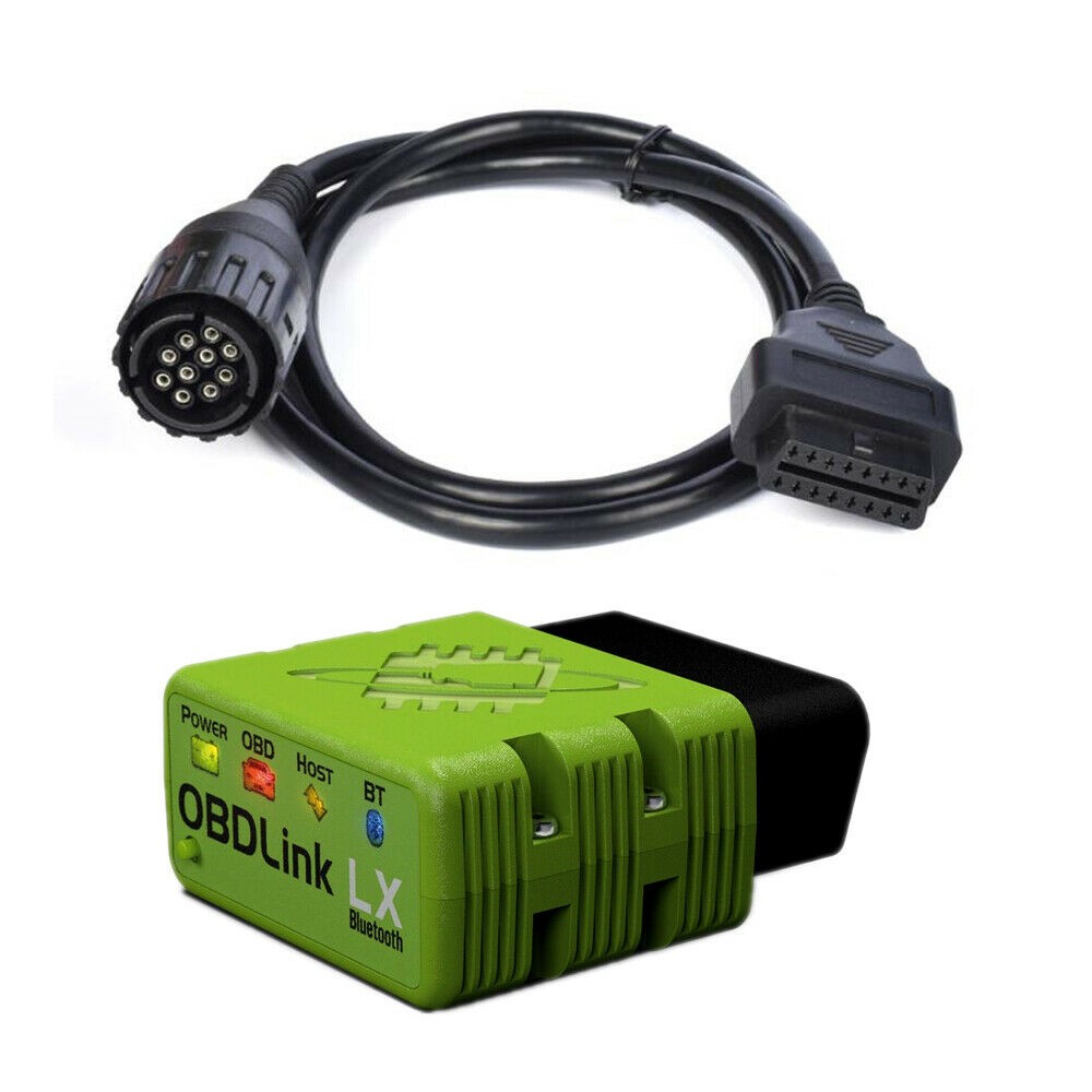 OBDLink LX Bluetooth Bimmer Coding สําหรับ BMW ยานพาหนะ Motocycle 10PIN MOTOSCAN