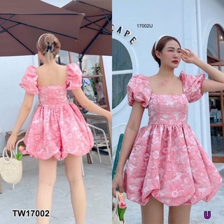 TW17002-เสื้อเดรสแฟชั่นนำเข้า