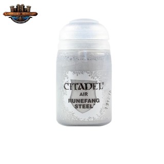 [P360พร้อมส่ง]Citadel : AIR : RUNEFANG STEEL (24ML) สีอะคริลิคสำหรับทาโมเดล