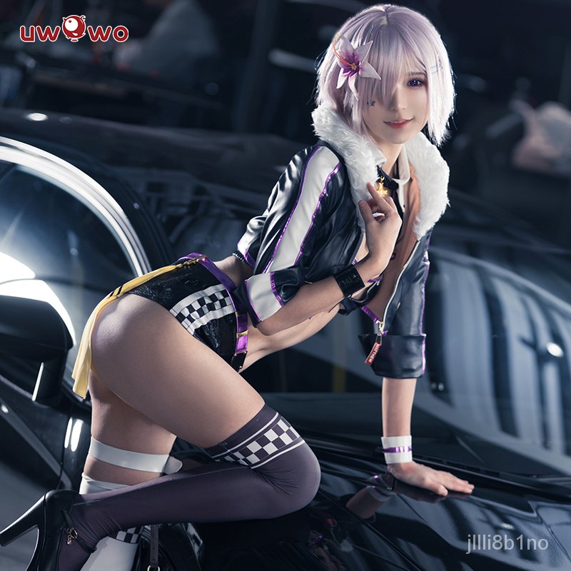 Uwowo Fate Grand Orderfgo Mashmatthew Kyrielite Racing Ver Cosplay Costume Sexy Dress 1091