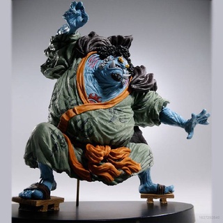 16CM ONE PIECE Anime Action Figure Jinbe Character Collection Model Doll Desktop Decorate