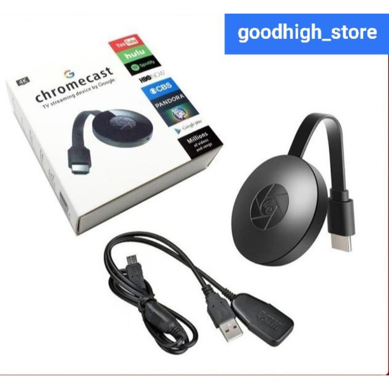 Chromecast HDMI Mirascreen รับจอแสดงผล wifi รุ่นที่ 2 google G2
