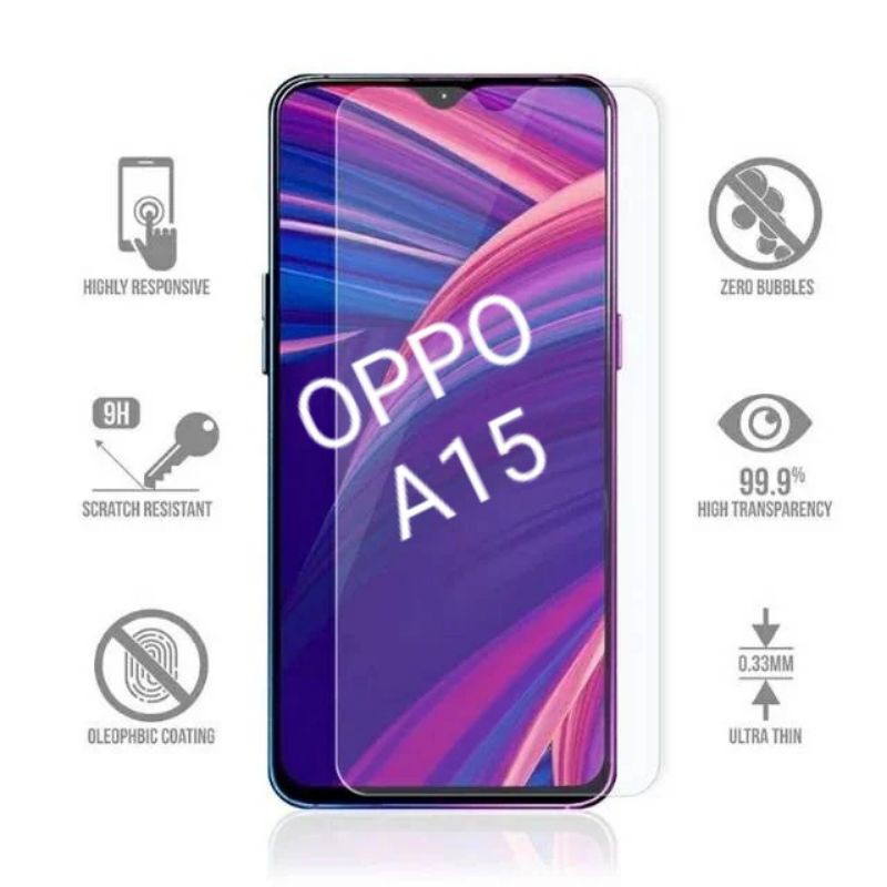 ฟิล์มกระจกนิรภัย OPPO A15