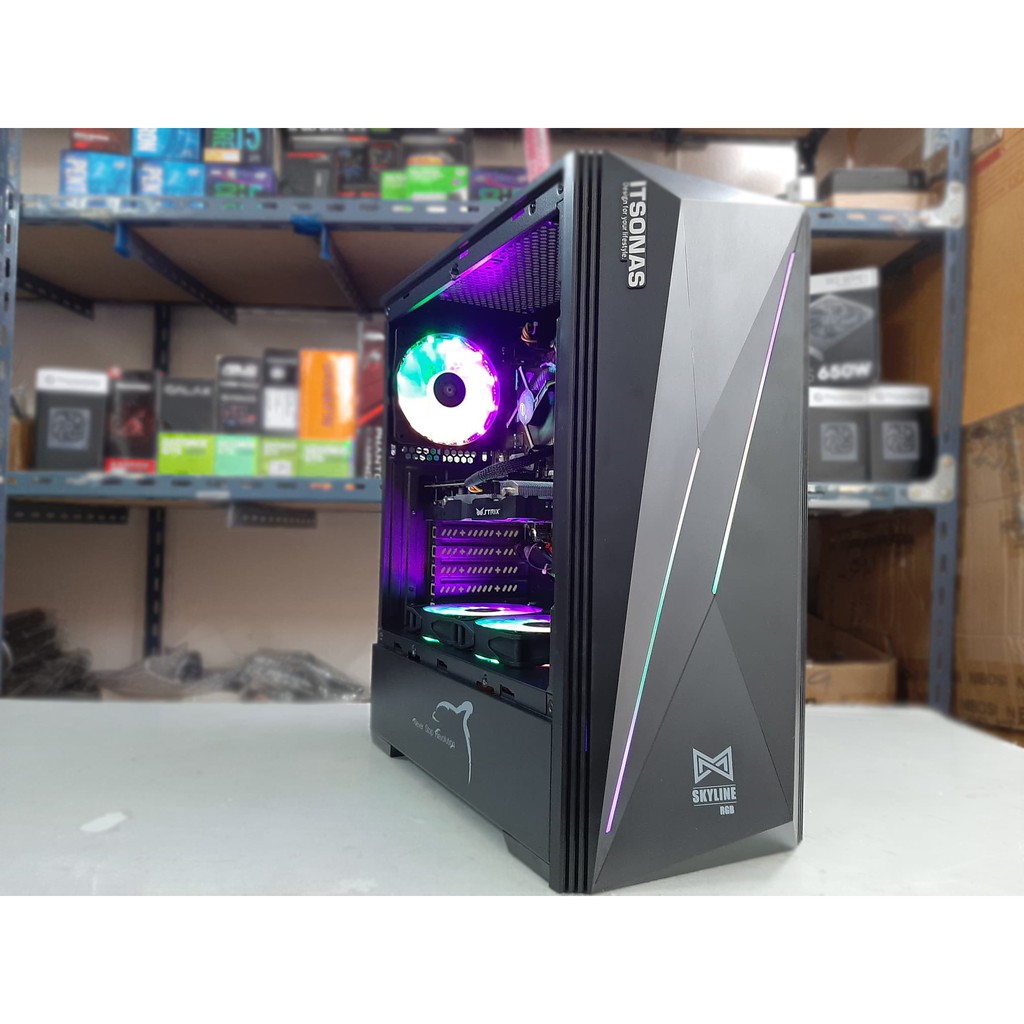 คอมชุด ryzen5 2600 / gtx1660 super / Ram 16GB Bus2666 / SSD 240 pubg,apex,gta v แรงๆ ลื่นๆ บัตรเครดิ