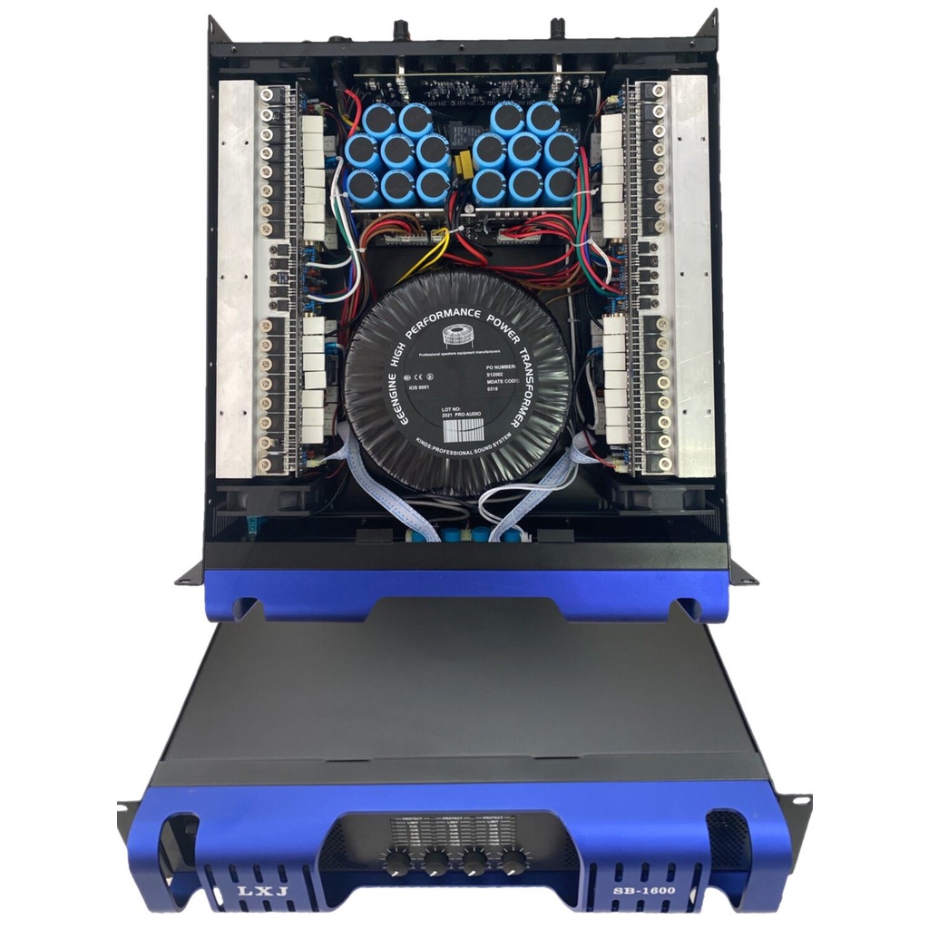 เพาเวอร์แอมป์กลางเเจ้ง 4 แชลเนล 3600วัตต์RMS ขับได้18นิ้ว4ใบรุ่น LXJ SB  1600
