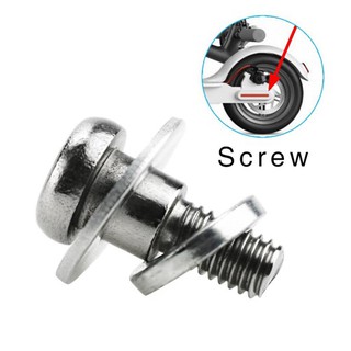 ชุดสกรูยึดสลักเกลียวล้อหลังสกู๊ตเตอร์ Screws Rear Wheel Fixed Bolt Screw for Xiaomi M365, Pro, Pro2, 1S