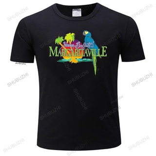 เสื้อยืดผ้าฝ้ายเสื้อยืด ผ้าฝ้าย พิมพ์ลาย shubuzhi Jimmy Buffett Margaritaville สไตล์วินเทจ สตรีท เหมาะกับฤดูร้อน สําหรับ