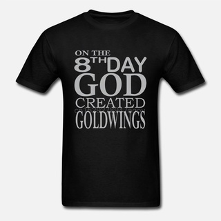 เสื้ Goldwing ใหม่ เสื้อยืดคอกลม แขนสั้น ผ้าฝ้าย 100% พิมพ์ลายสโลแกน 8Th Day แนวตลก แนวสตรีท ขนาดใหญ่ สําหรับผู้ชาย ผู้ห