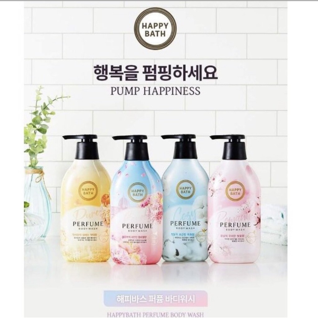 #สินค้าพร้อมส่ง # Happy Bath Perfume Body Wash