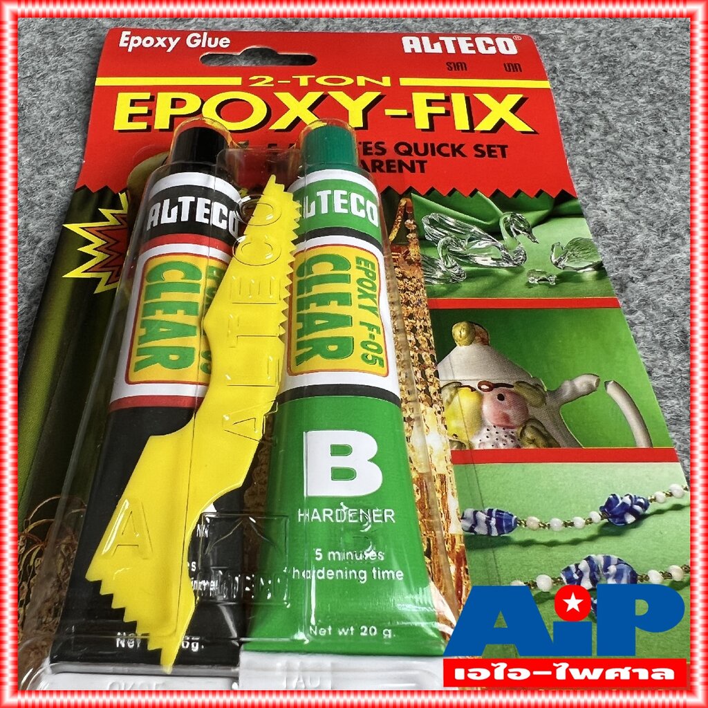 ยกโหล12แพ็ค ALTECO 40กรัม กาว หลอดคู่ 2ตัน สีใส ตราช้าง EPOXY FIX ติดลำโพง วอยซ์ ลำโพง เอไอ-ไพศาล - รูปที่ 7