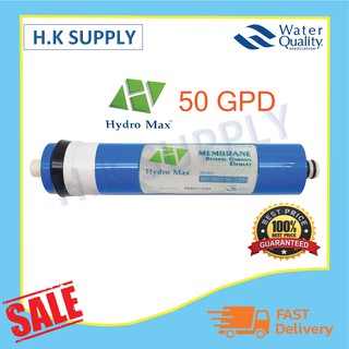 Hydromax ไส้กรองน้ำ ไส้กรองเมมเบรน RO เมมเบรน Membrane 50 GPD เครื่องกรองน้ำ ตู้น้ำหยอดเหรียญ