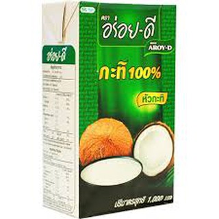 กะทิอร่อย-ดี กะทิ 100% ขนาด 1000 มล.