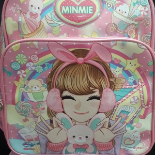 กระเป๋านักเรียน กระเป๋าเป้เด็ก มินมี่ minmie ของแท้ 13นิ้ว