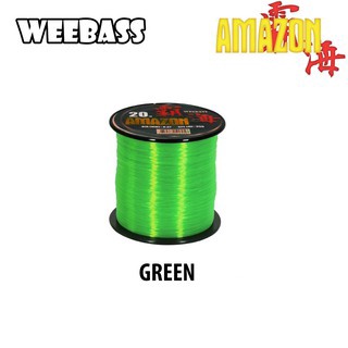 สายเอ็น เอ็นตกปลา WEEBASS - รุ่น AMAZON GREEN 1/8LB (สีเขียว)