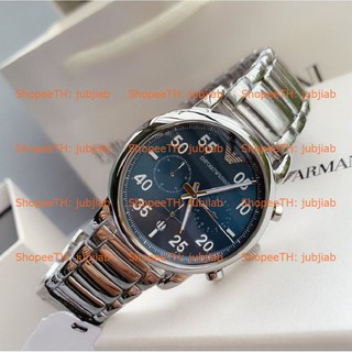 [Pre] AR11132 AR11133 43mm Luigi Mens Watch Emporio Armani นาฬิกาผู้ชาย