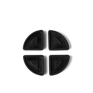 APO001 Pot pads outdoor black  (Size D 5 x H 1.5 cm) - แผ่นรองกระถาง Modern แบรนด์ Capi Europe