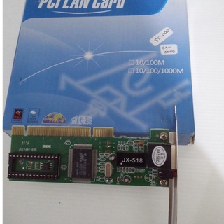 การ์ดแลน PCI 10/100 LAN Network Ethernet Adapter Card JX-518