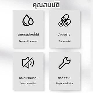At.Houseone ที่ปิดช่องบานประตู คิ้วกั้นประตู กันฝุ่น กันแมลง กันแอร์ออก 28-160