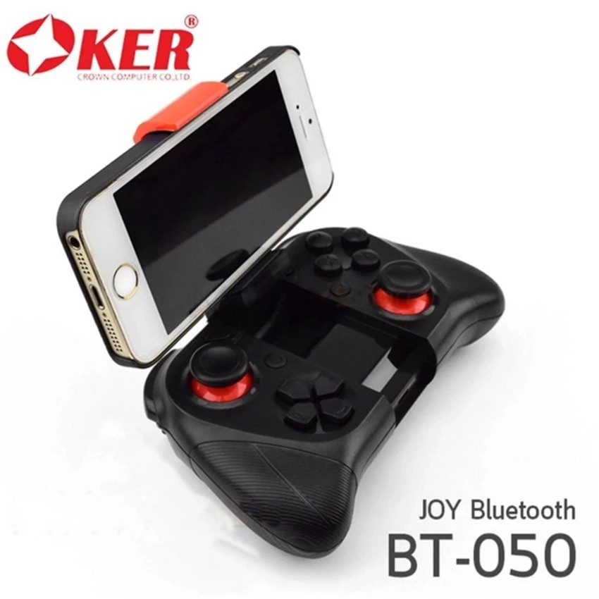 PKI Shop OKER จอยเกมส์ JoyStic Bluetooth Gamepad รุ่น BT-050(สีดำ)จอยเกมส์ pc แนะนํา จอยเกมส์มือถือ #4