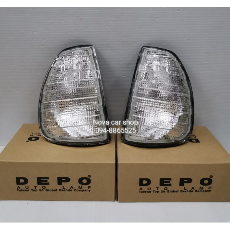 ไฟ​ไฟ​มุม​ ไฟเลี้ยว​ BENZ​ E-CLASS​ W123 เลนส์​ขาว​ DEPO