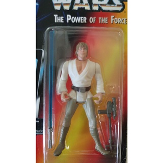 Star Wars The Power of the Force Red Card Luke Skywalker Long Lightsaber 3.75"