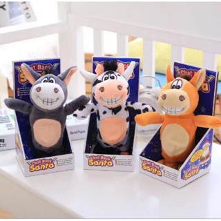 ตุ๊กตา donkey cow  unicorn เดินได้ พูดตามได้ มีเสียงเพลง สูง 21 ซม