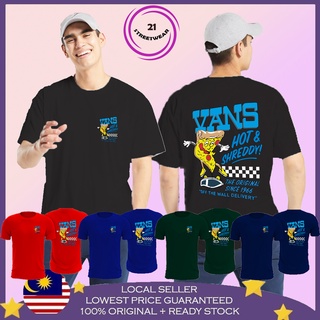 เสื้อยืด ผ้าฝ้าย 100% พิมพ์ลาย Vans Lelaki Baju Viral Baju Perempuan Viral Baju Lelaki Baju Vans สําหรับผู้ชาย