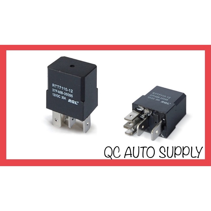 RTT-7110-5PIN RGL 12V 5PIN RELAY (MINI SIZE) 30AMP สําหรับการใช้งาน ON : UNIVERSAL VEHICLE