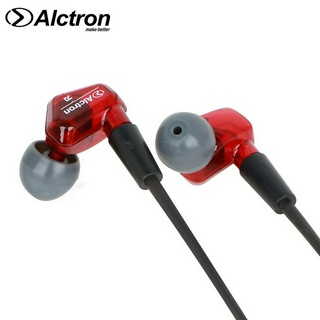 Alctron® AE07 หูฟังอินเอียร์ หูฟังมอนิเตอร์ หูฟังเพลง สายยาว 1.6 ม. หัวชุบทอง + แถมฟรีกระเป๋า &amp; จุกยาง &amp; หัวแปลงแจ็ค