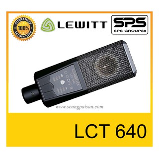 ไมค์คอนเดนเซอร์ไมค์สตูดิโอ ใช้สำหรับห้องบันทึกเสียง-อัดเสียง รุ่น LCT 640 ยี่ห้อ LEWITT ของแท้1000% พร้อมส่ง