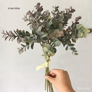 1Bouquet Artificial Eucalyptus Leaf Fake Plant for DIY Wedding Party Home裙子/帽子/头饰/生菜/内裤/芹菜/苹果/花园/男装/seeds/ KSPP