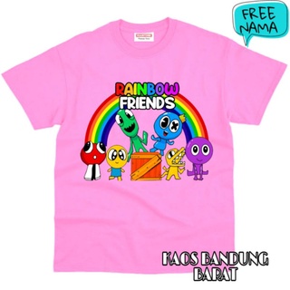 เสื้อยืด ลาย Rainbow Friends สําหรับเด็กผู้ชาย และผู้หญิง