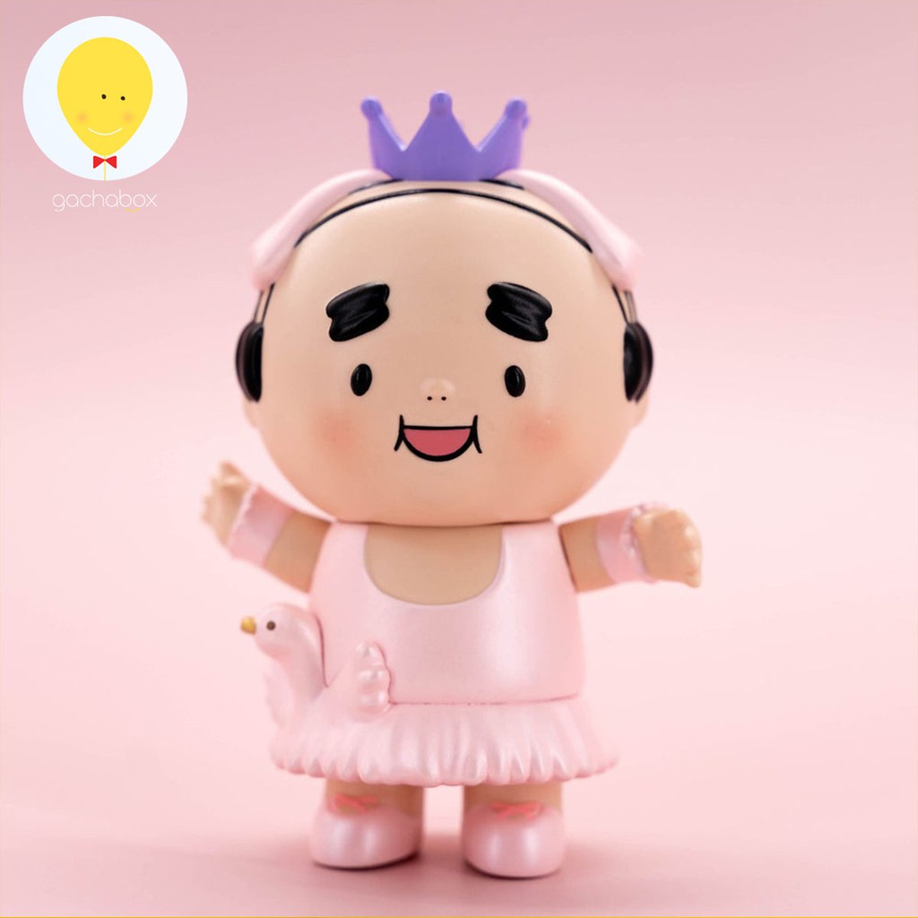 gachabox Chubby Ojisan Pink Ballet edition by AMBER and Unbox Industries พร้อมส่ง - Designer Toy Art