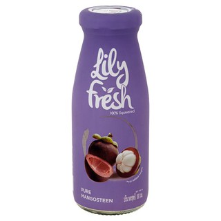 🔥แนะนำ!! ลิลลี่เฟรช น้ำมังคุด 100% 180มล. Lily Fresh, 100% Mangosteen Juice 180ml