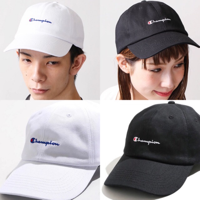 Champion low cap มีสีดำ สีขาว | Shopee 