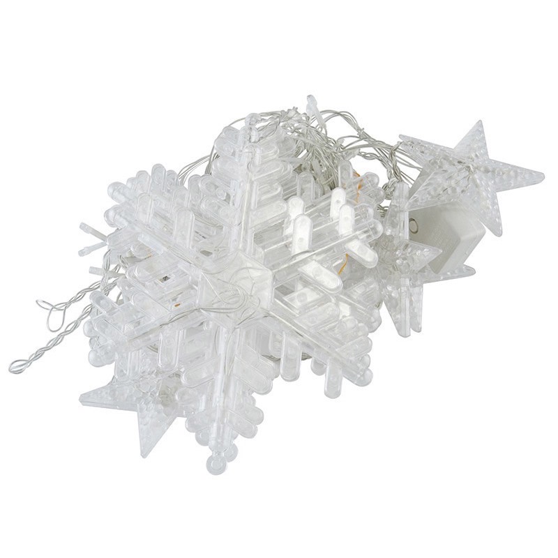 ม่านไฟตกแต่ง LED กันน้ำ ไฟม่านดาว หิมะ 220V ใช้กลางแจ้งได้ ไฟกระพริบ ประดับตกแต่ง - รูปที่ 3