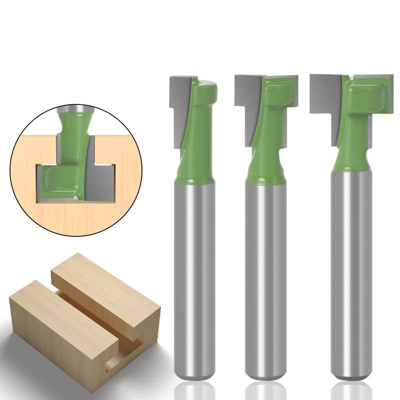 1 / 4 นิ้ว Shank T Slot Router Bit อุปกรณ์เครื่องมือสําหรับใช้ในการตัด ...