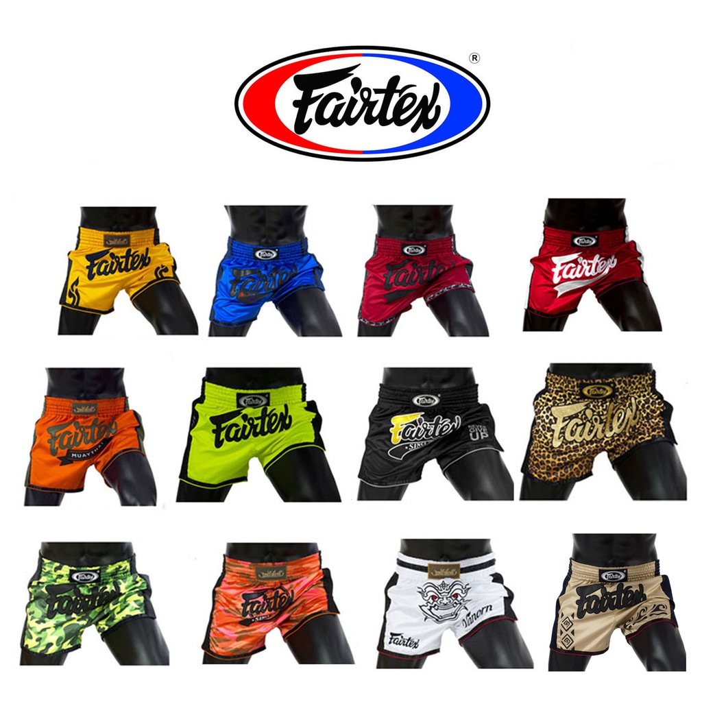 กางเกงมวยไทย แฟร์แทกซ์  Fairtex Slim Cut Muay Thai Shorts  Fairtex Boxing shorts