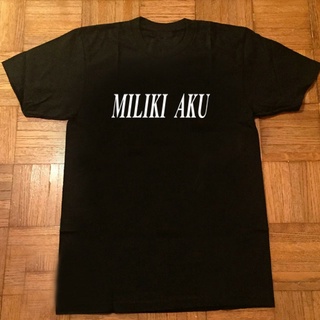 เสื้อยืดลําลอง แขนสั้น พิมพ์ลาย Words Milliki IM สําหรับผู้ชาย