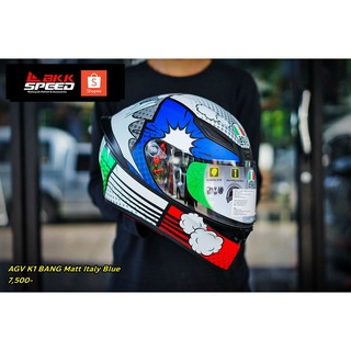 AGV K1 BANG Matt Italy Blue ลายใหม่ 2022 ของแท้ ศูนย์