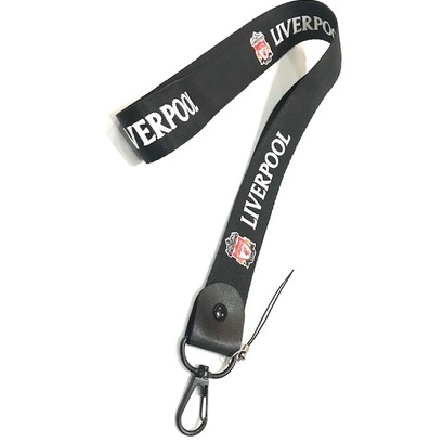 LVP B   สายคล้องคอ สายคล้องบัตร ห้อยโทรศัพท์ ลาย LVP B   ลิเวอร์พูล น่ารัก มีก้ามปู มีห่วงเล็ก ขนาดก