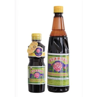 ซีอิ๊วดำหวาน​ ตรากุหลาบ​ ซีอิ๊วดำ​ สูตรโบราณ​ ต้มเตาฟืน​ บ้านตลาดน้อย
