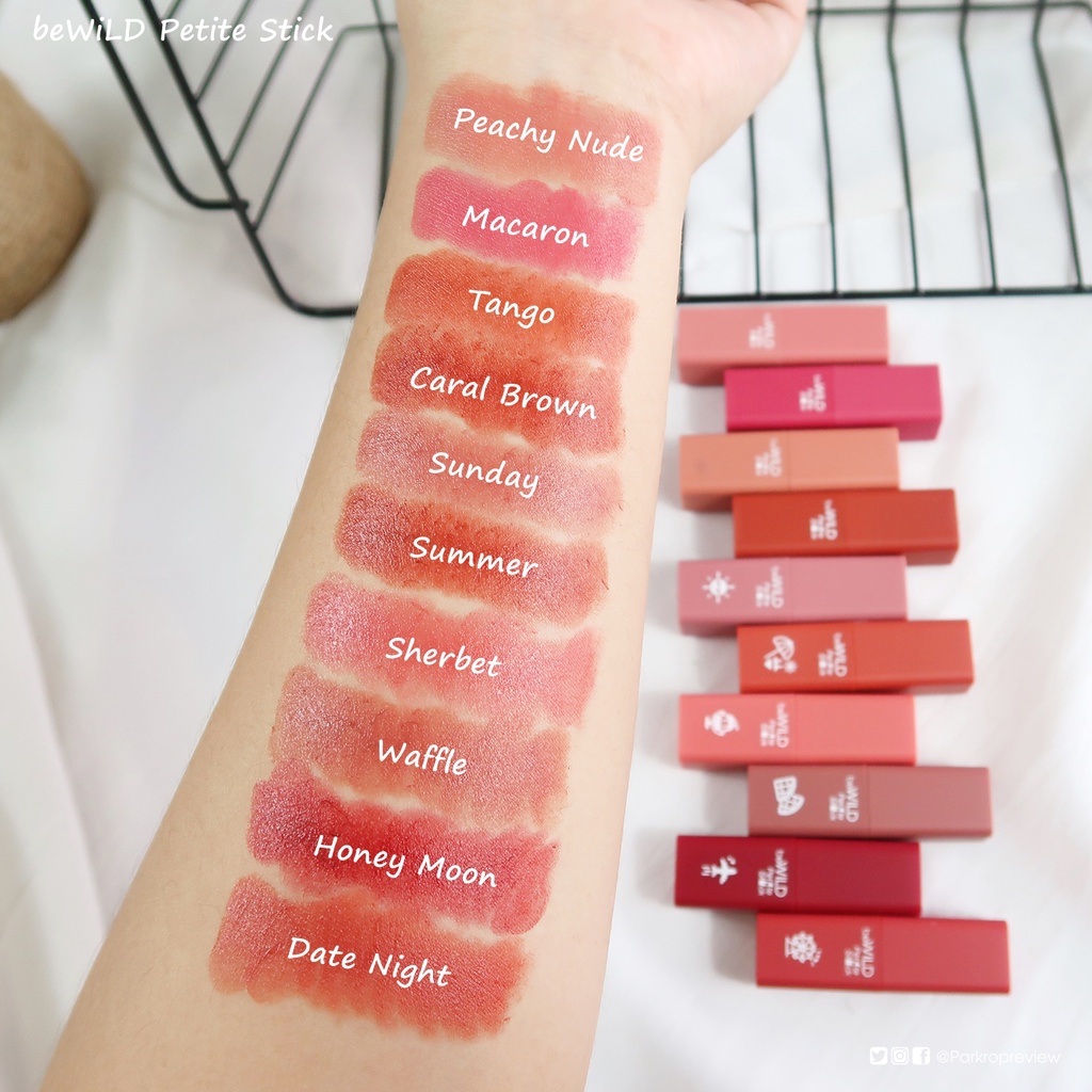 beWiLD PETITE STICK ( บีไวลด์ เปอติ๊ด สติ๊ก) ลิปเนื้อกึ่งแมท ให้ความชุ่มชื่น ไม่ตกร่อง - รูปที่ 2