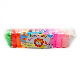 Supper Light crayดินเบาแพ็ค 12 สี