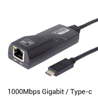 Type-c1000Mbps Type-c USB-C to RJ45 Gigabit Ethernet LAN Network Adapter Cable