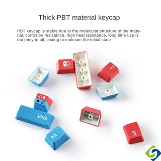 ปุ่มกดคีย์บอร์ดเมคคานิคอล 10 คีย์ ลาย Totoro Meow Meow Nintendo Theme cherry profile PBT 5 ด้าน OEM CMYK WIN แบบเปลี่ยน