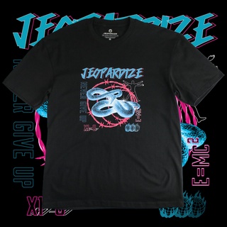 เสื้อยืดคอกลมโอเวอร์ไซส์ และไซส์ธรรมดา แนวสตรีท - Jeopardize BlueSnake Oversize &amp; Normal Tee Shirt